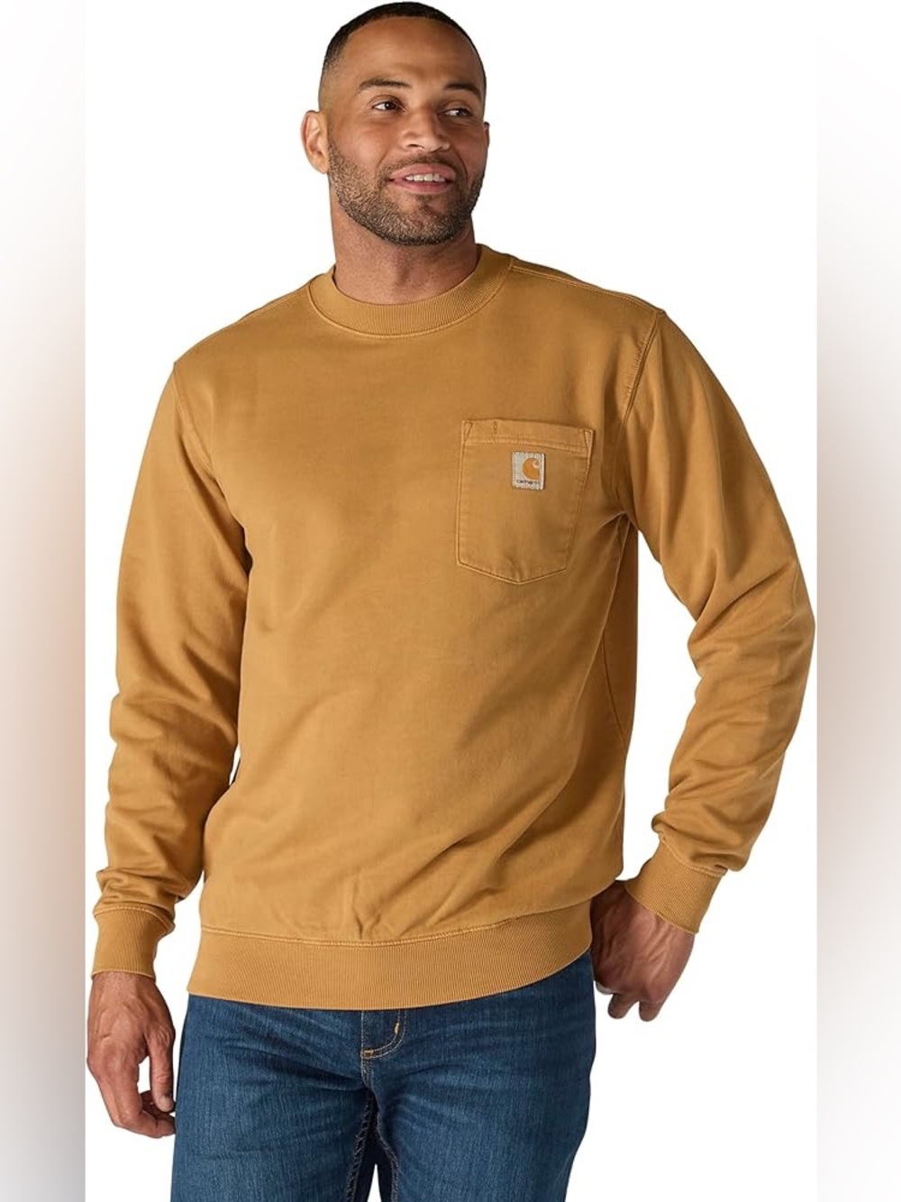 Carhartt Men's Durham Garment‎ Dyed Crewneck Sweatshirt Size XXL